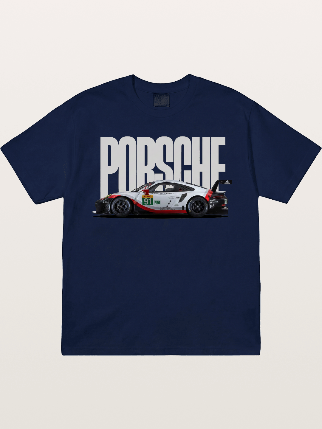Porsche 911 Race Livery Poster Gildan T-shirt
