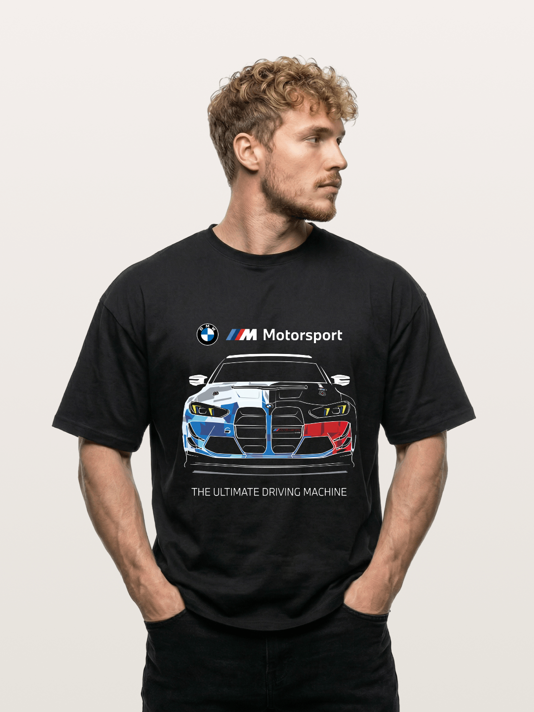 BMW M Motorsport Race Car Livery Gildan T-shirt