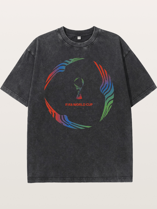 2026 World Cup Official Logo Washed T-shirt
