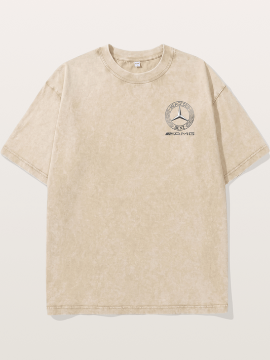 Mercedes AMG Laureled Roundel Washed T-shirt