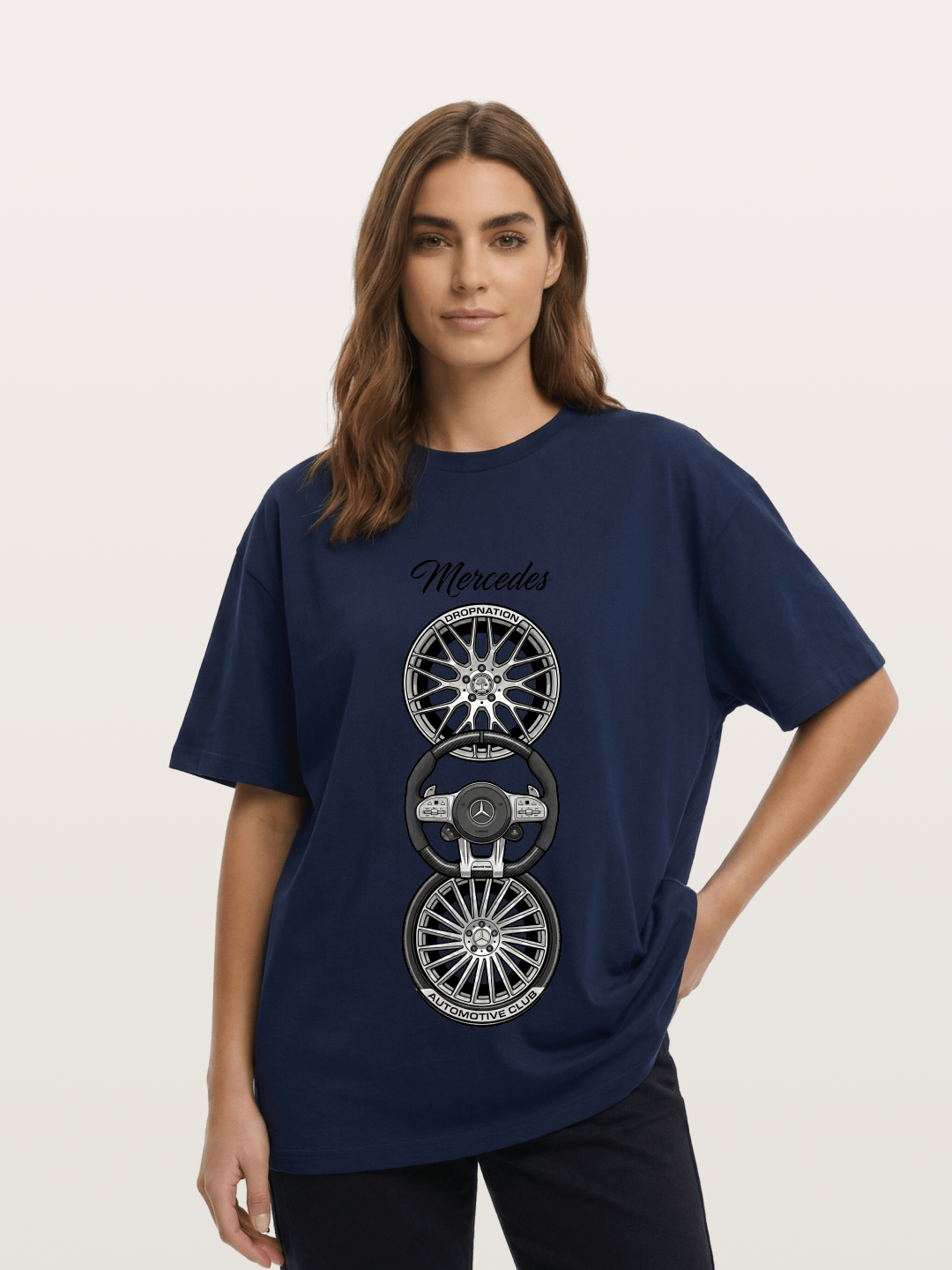 Wheel Stack Cotton T-shirt