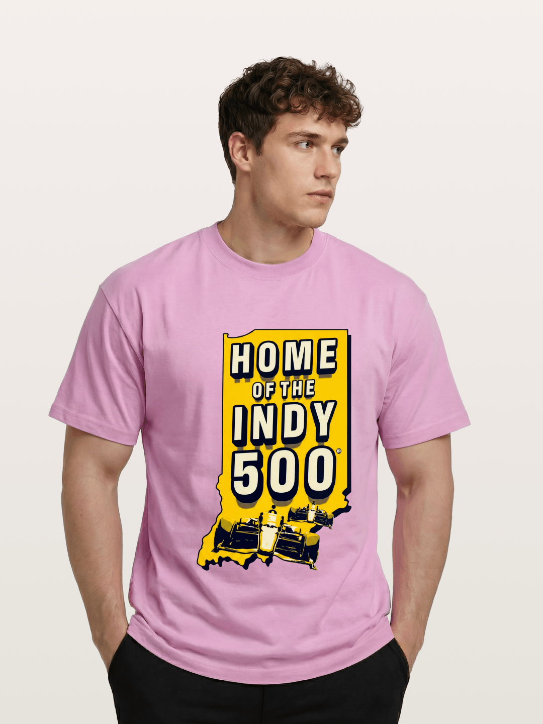 Indy 500 Indiana State Home Design Gildan T-shirt