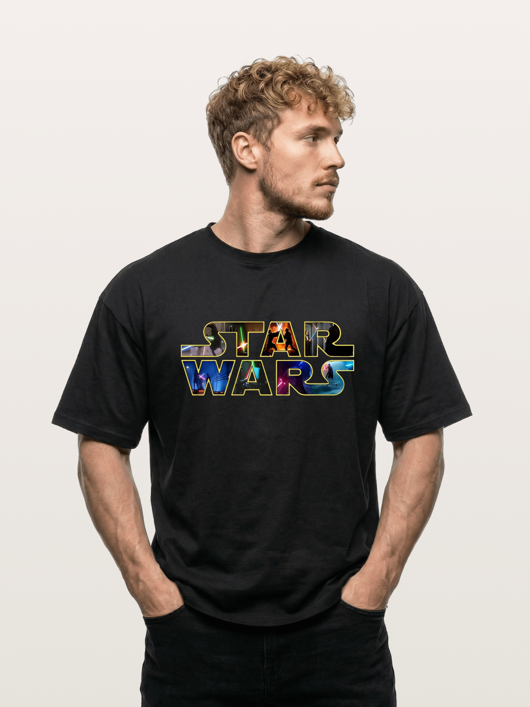 Star Wars Classic Logo Movie Gildan T-shirt