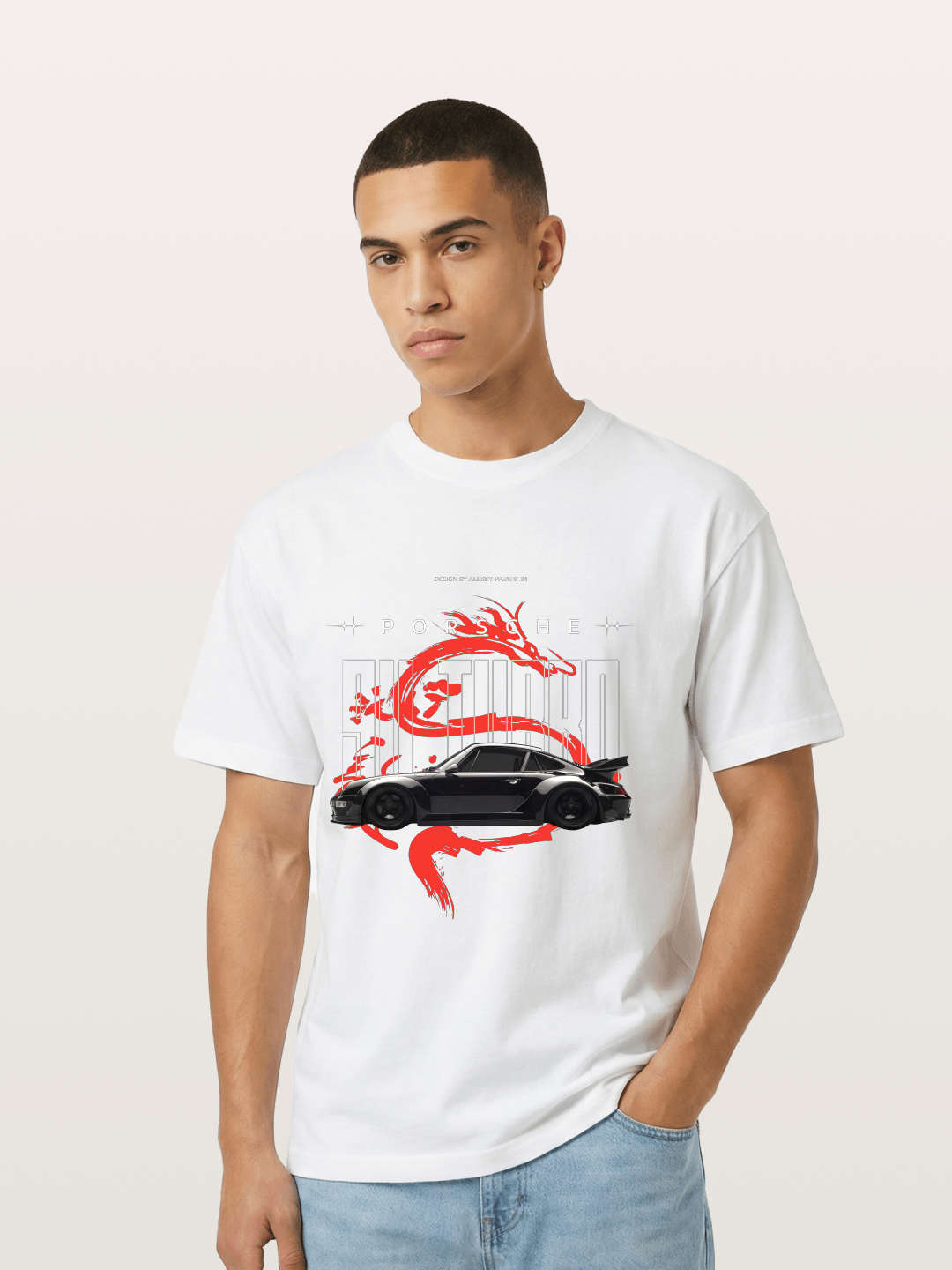 Porsche Dragon Gildan T-shirt