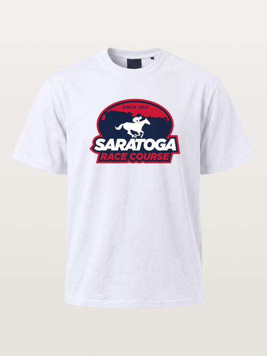 Saratoga Race Course Shield Crest Cotton T-shirt