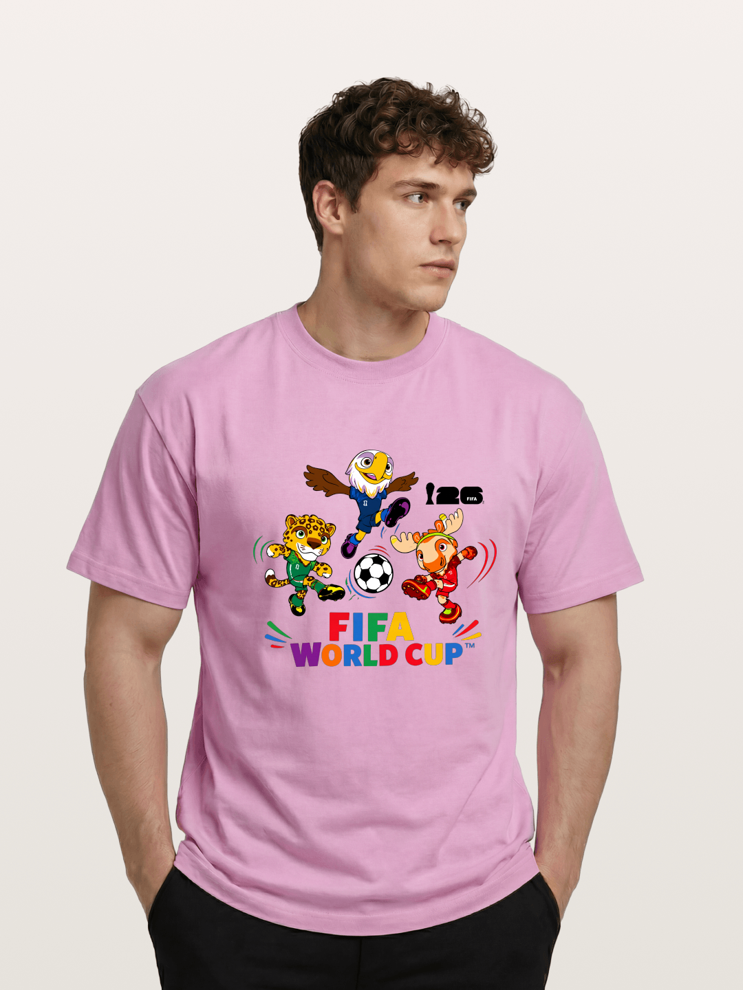 FIFA World Cup Mascots Print Gildan T-shirt