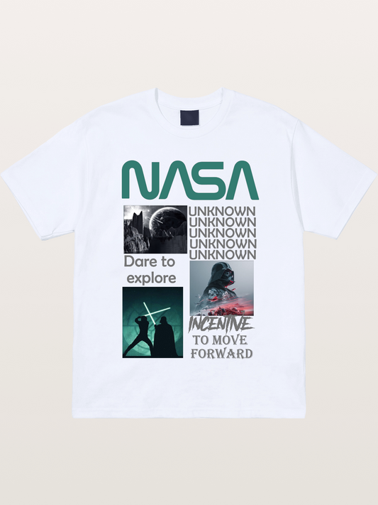 Space Sci-Fi NASA Star Wars Collage Gildan T-shirt