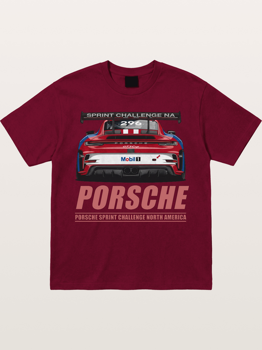 Porsche 911 Sprint Challenge Rear Gildan T-shirt