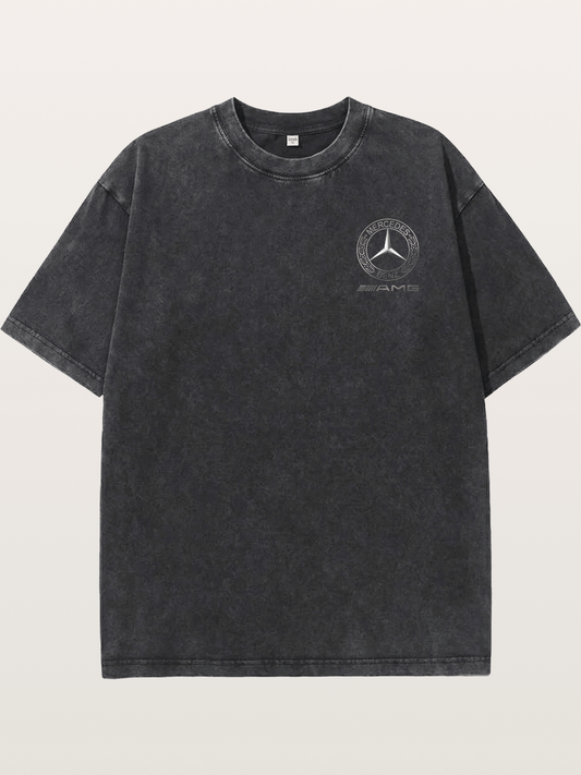 Mercedes AMG Laureled Roundel Washed T-shirt