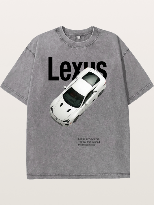 Lexus LFA Overhead View Art Washed T-shirt