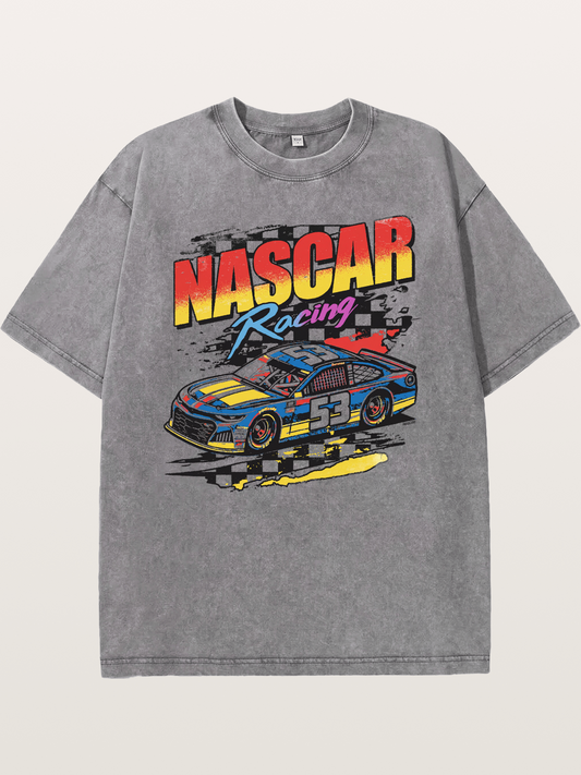 Checkered Flag 53 Washed T-shirt