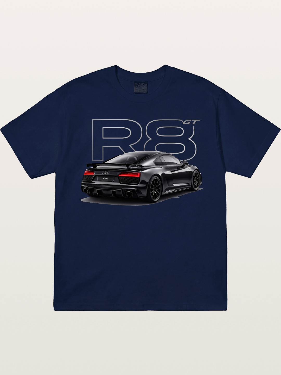 Audi R8 GT Black Rear End Gildan T-shirt