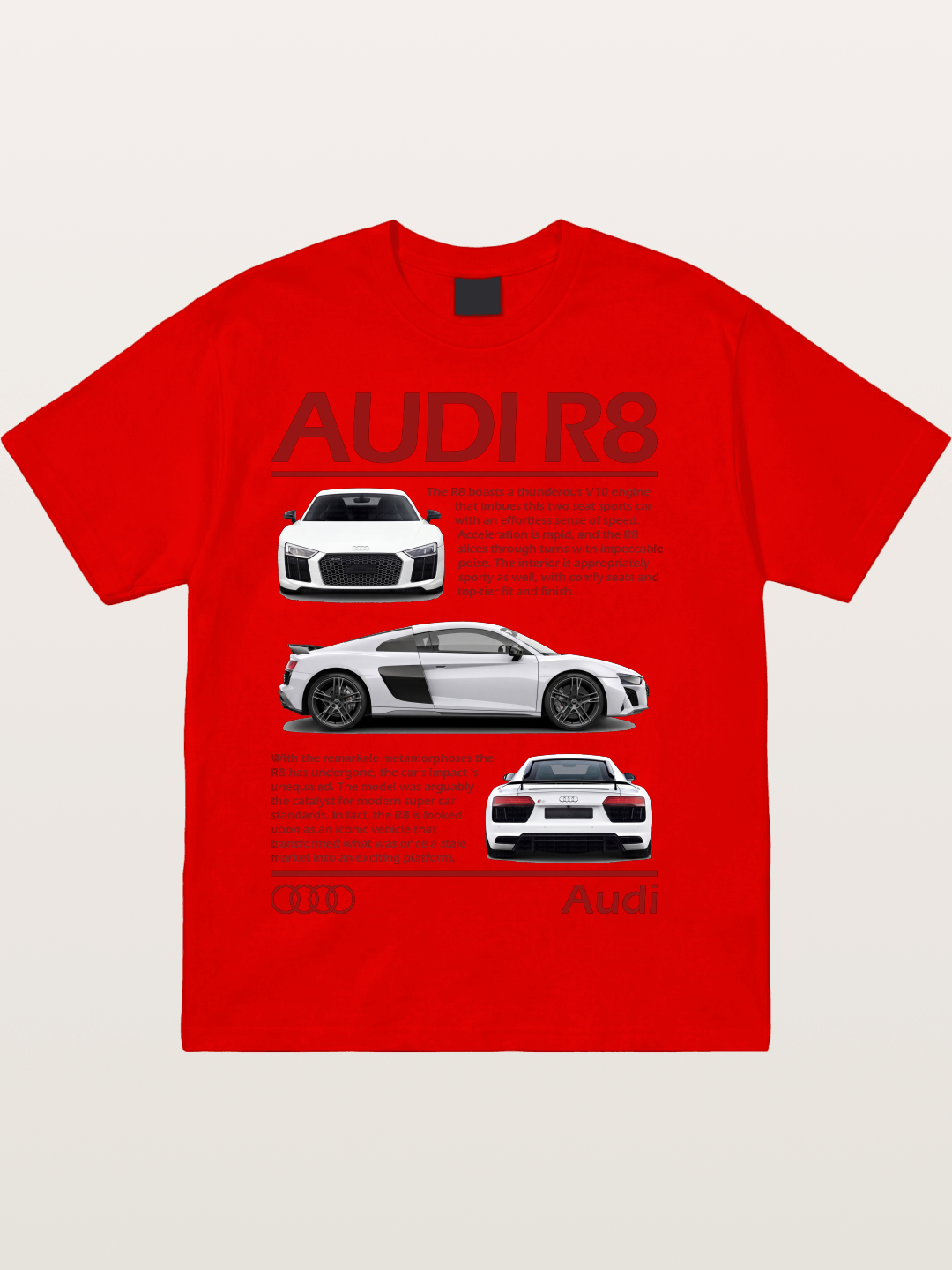 Audi R8 Multi Angle Showcase Cotton T-shirt