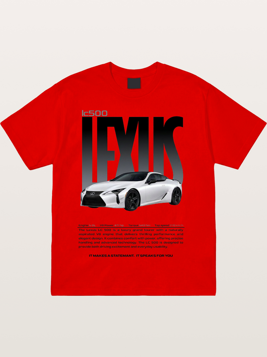 Lexus LC500 Magazine Style Poster Cotton T-shirt