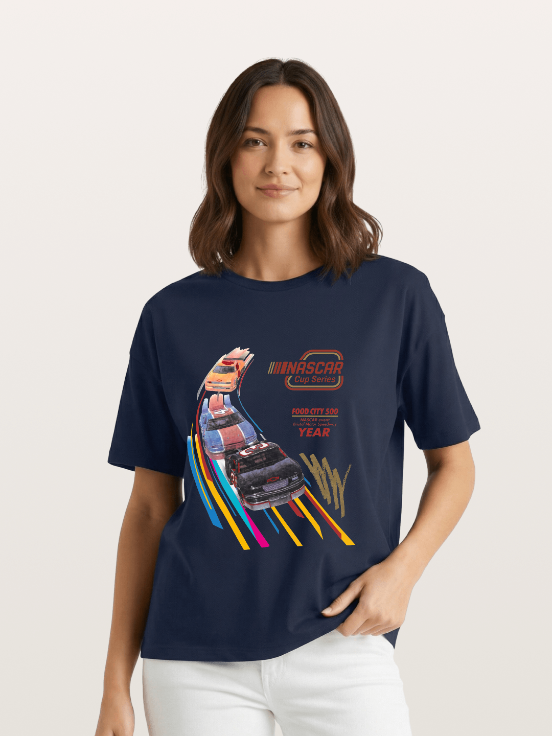 Vintage NASCAR Race Graphic Gildan T-shirt