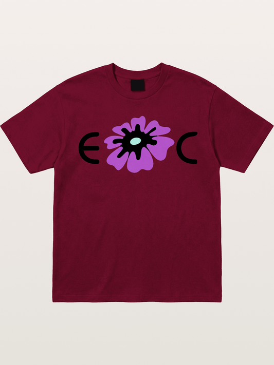 Purple EDC Daisy Silhouette Gildan T-shirt