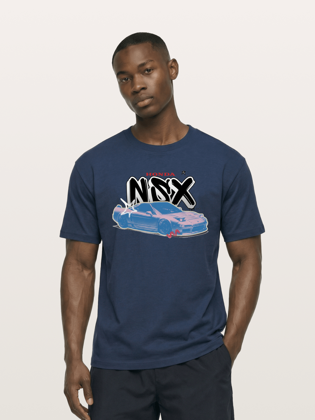 Blue NSX Cotton T-shirt