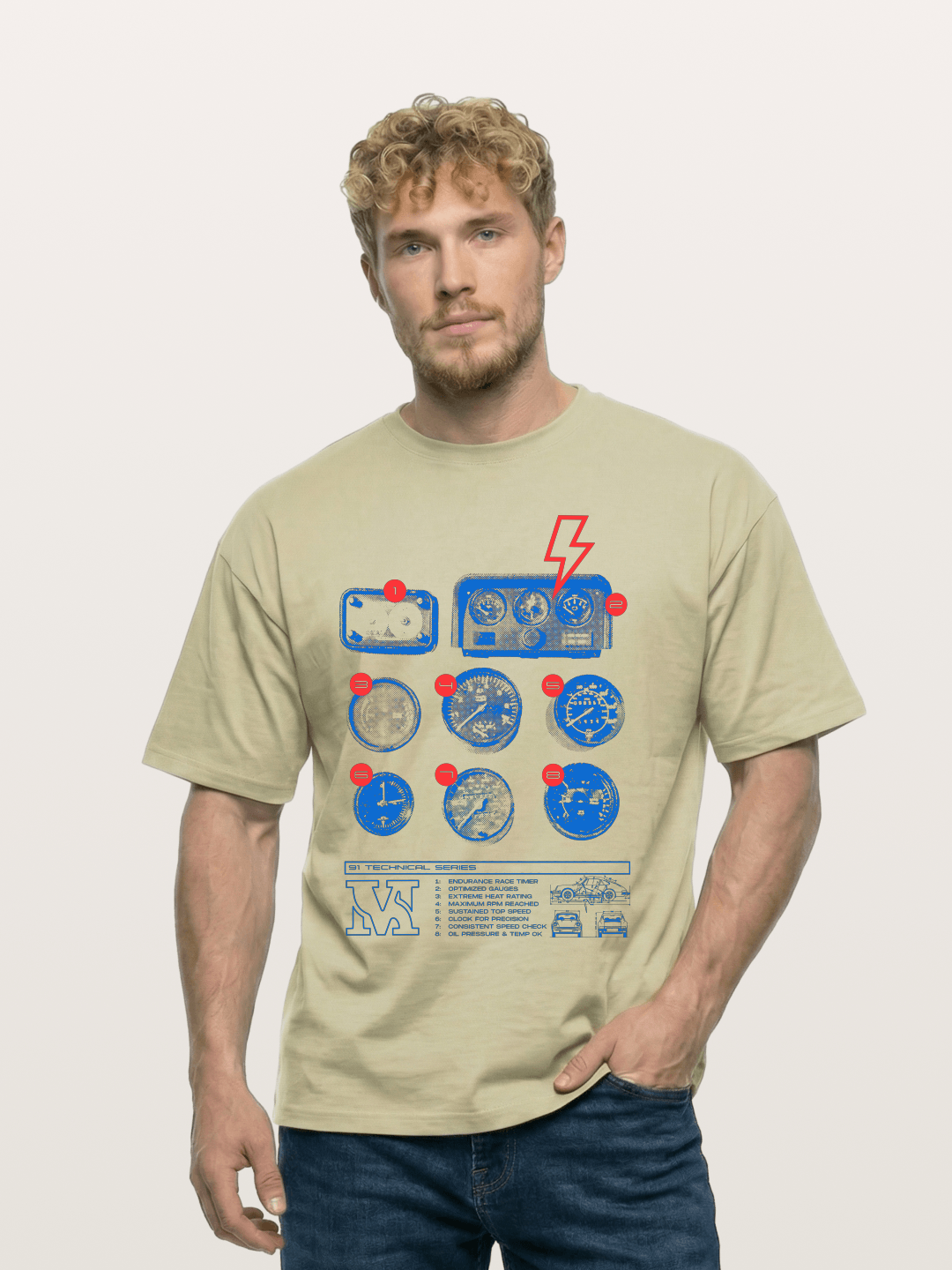 Speed Check Cotton T-shirt
