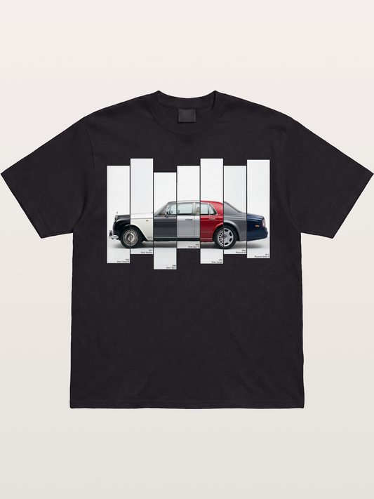 Multi-Color Rolls Royce Timeline Gildan T-shirt
