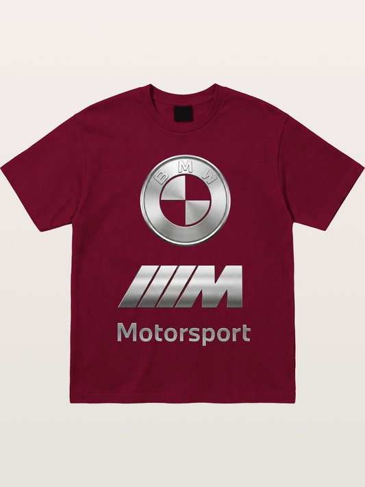 BMW Motorsport Metal Logo Art Gildan T-shirt
