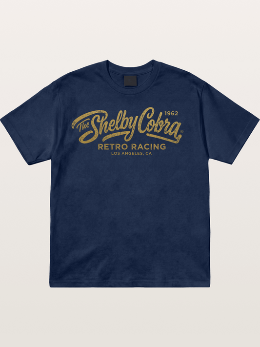 Golden Retro Cotton T-shirt