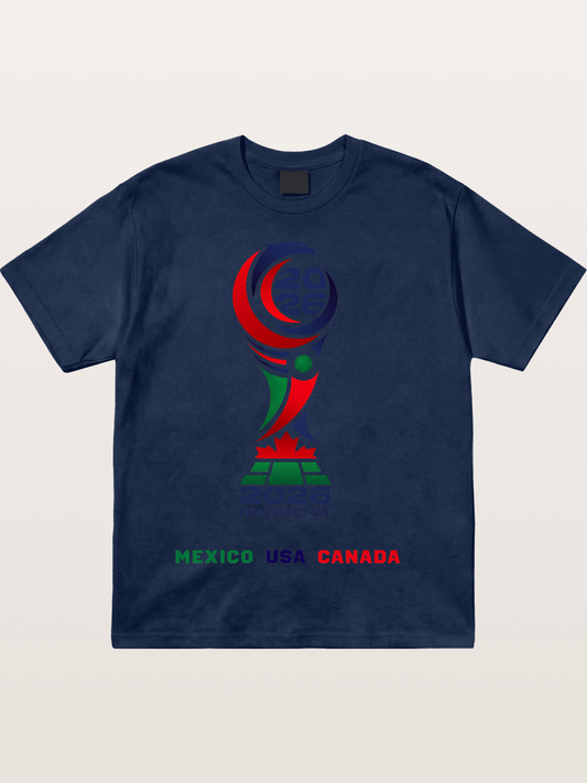2026 World Cup Logo Art Cotton T-shirt