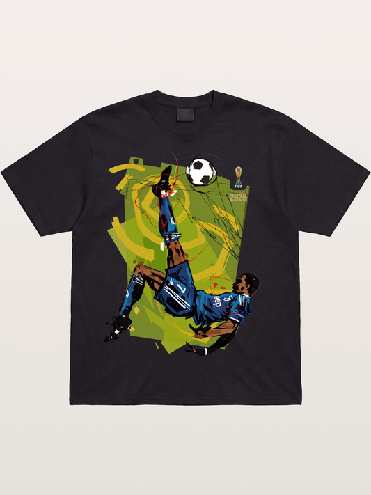 Cristiano Ronaldo's classic goal-scoring move Cotton T-shirt