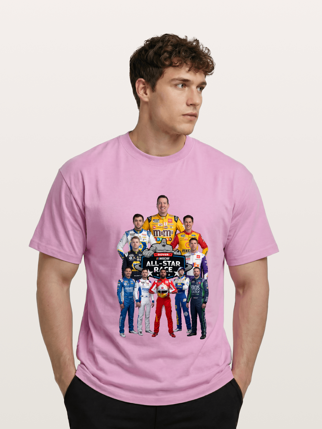 2026 NASCAR All-Star Drivers Team Photo Gildan T-shirt