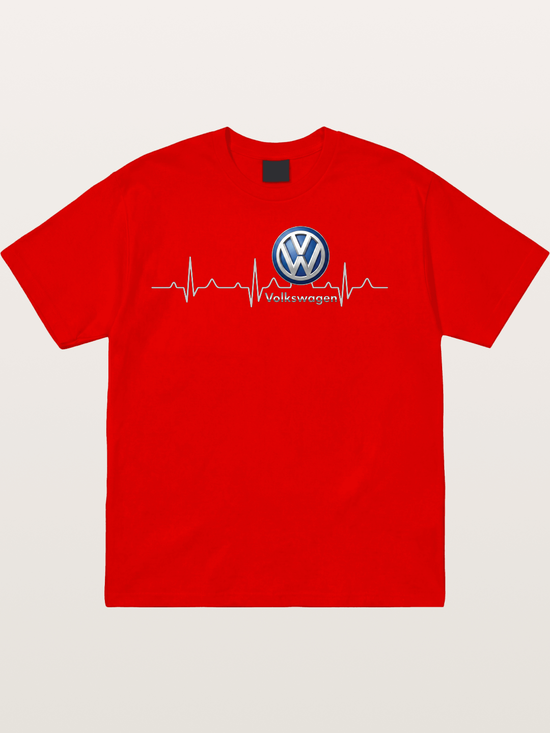 Volkswagen Heartbeat Logo Cotton T-shirt
