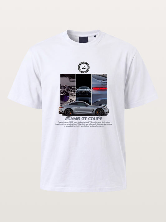 AMG GT Coupe Cabin And Exterior Mix Cotton T-shirt