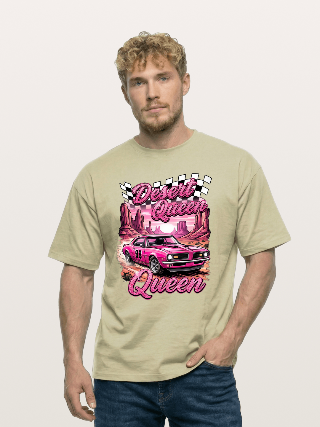Desert Queen Racer Cotton T-shirt