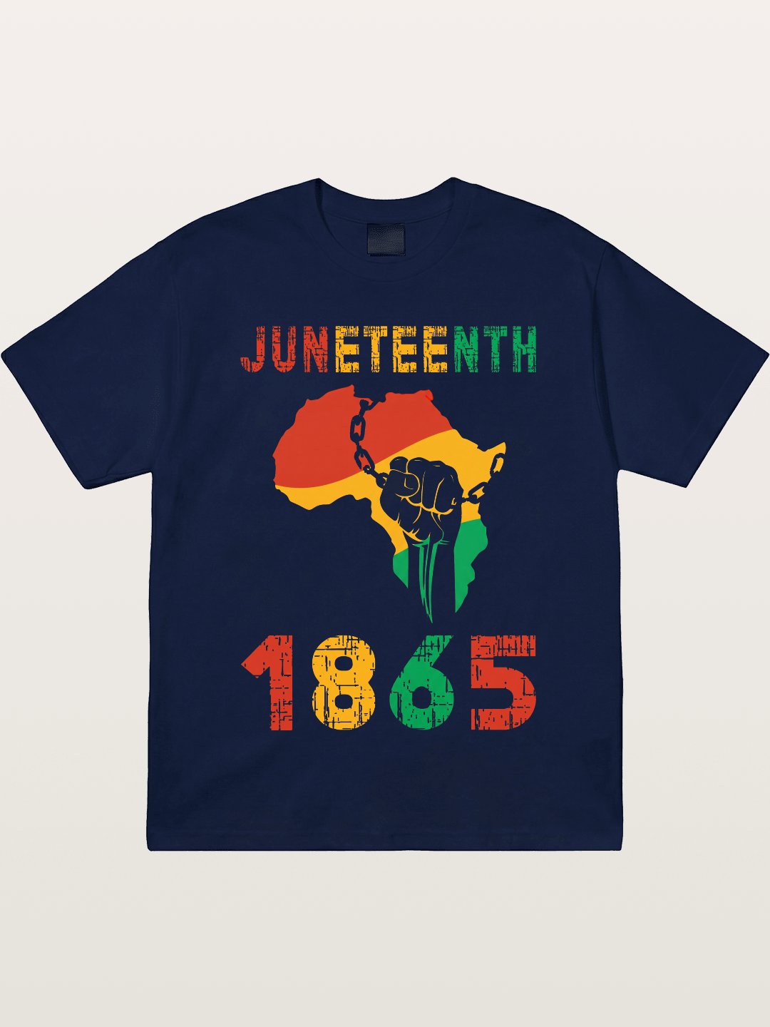 Juneteenth 1865 Africa Freedom Fist Gildan T-shirt