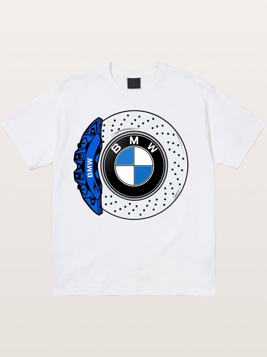 BMW Brake Caliper Logo Art Cotton T-shirt