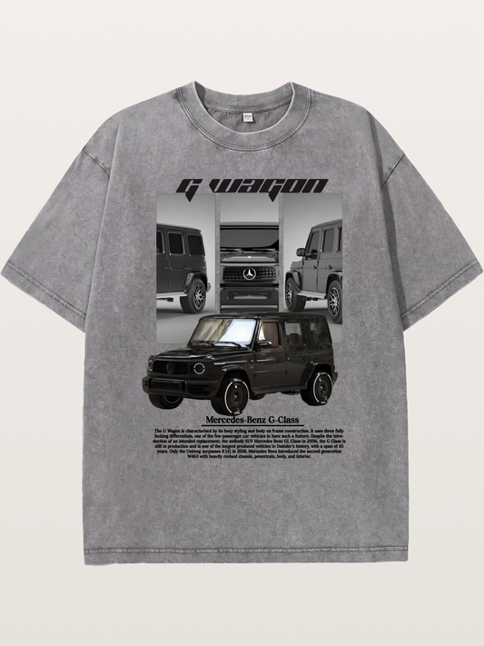Mercedes G-Wagon Multi Angle View Washed T-shirt