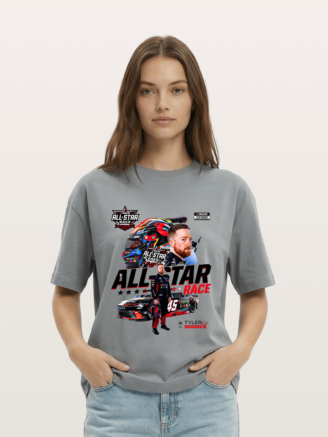 Tyler Reddick All-Star Race Art Gildan T-shirt