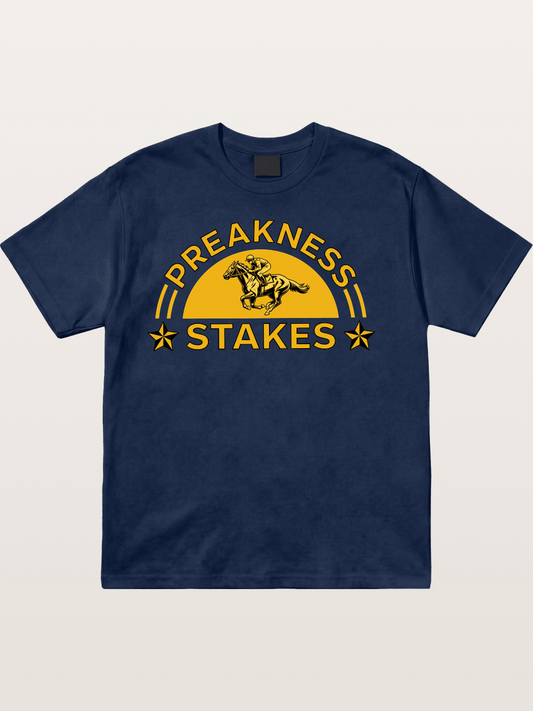 Preakness Stakes Sunburst Logo Cotton T-shirt
