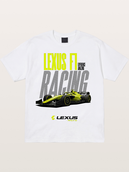 Lexus F1 Racing Bold Print Cotton T-shirt