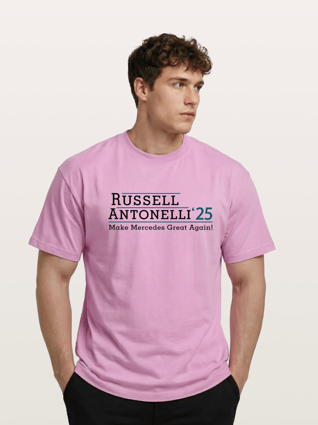 Russell Antonelli Mercedes Design Gildan T-shirt