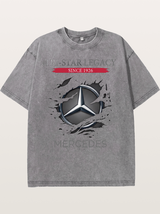 Mercedes 1926 Tear Logo Washed T-shirt