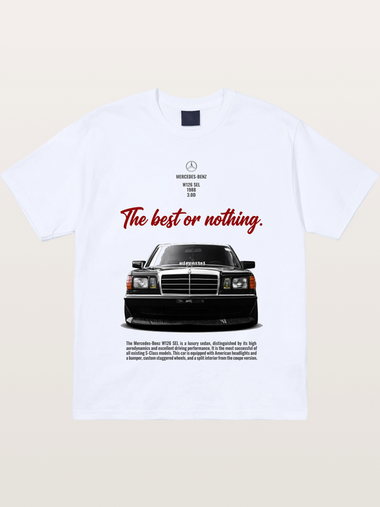Mercedes W126 SEL Retro Gildan T-shirt