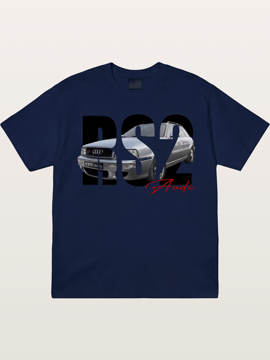 Audi RS2 Car Silhouette Gildan T-shirt
