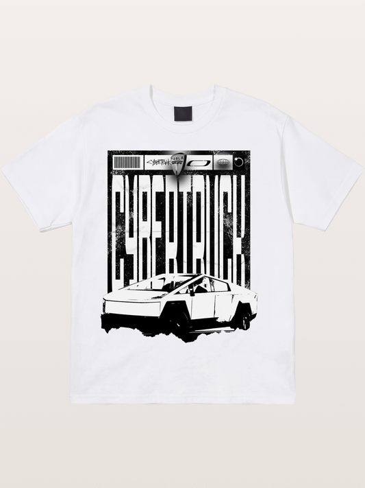 Tesla Cybertruck Glitch Poster Cotton T-shirt