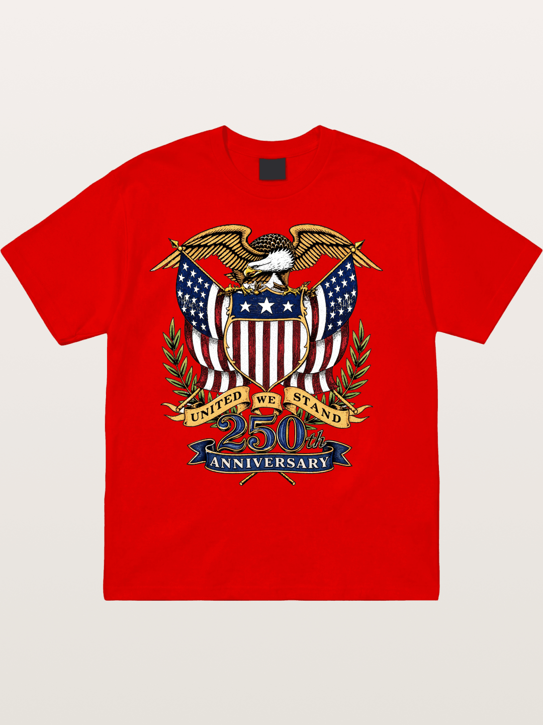 American Eagle Crest Art Cotton T-shirt