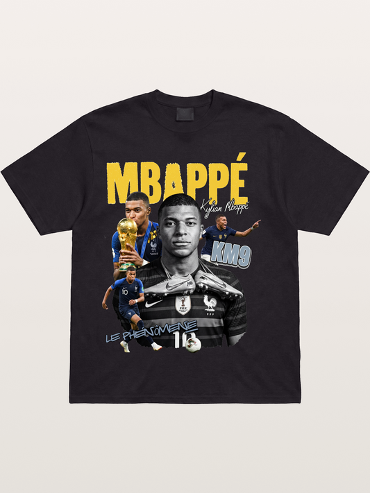 Kylian Mbappe KM9 Graphic Cotton T-shirt