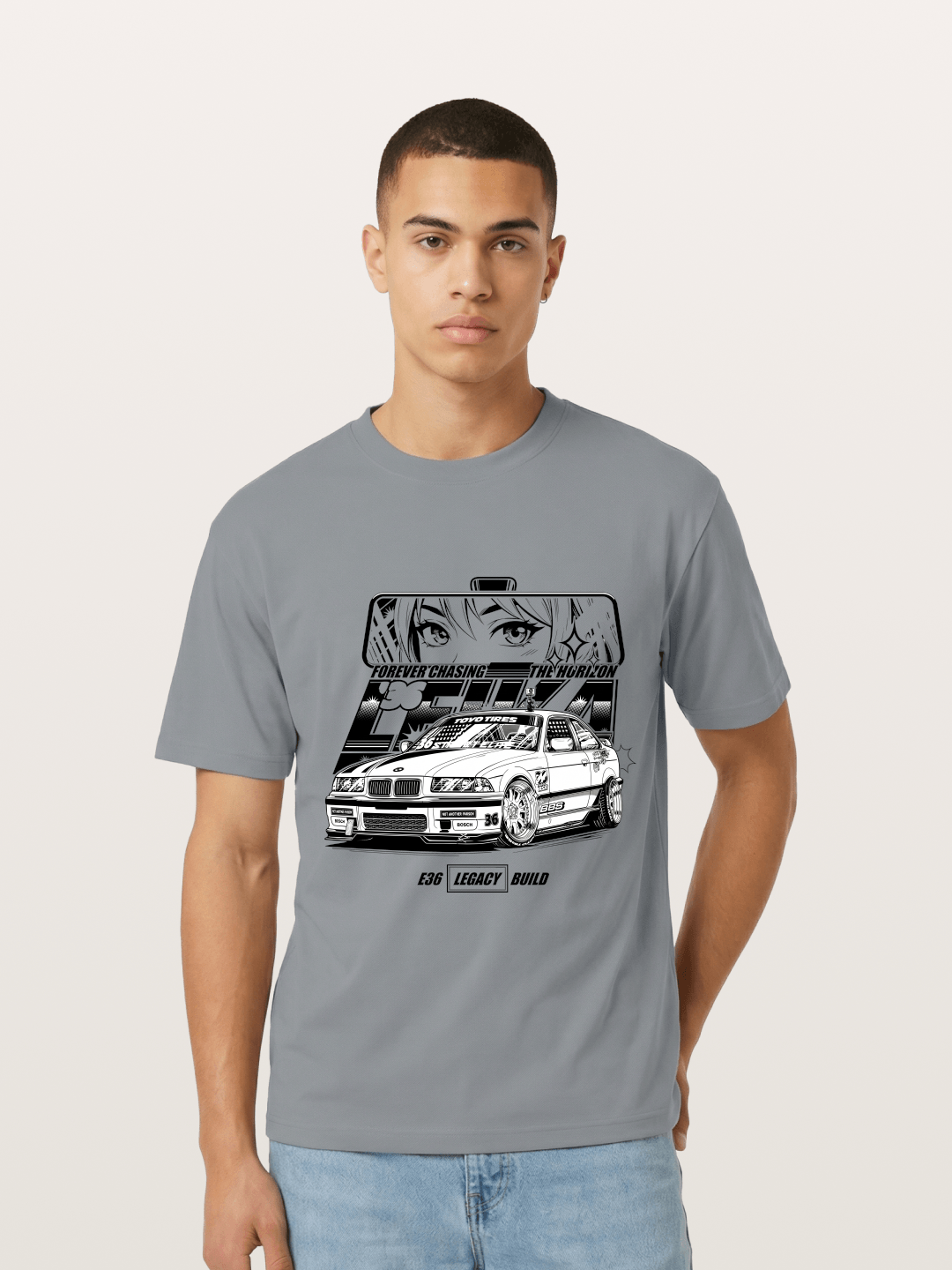 Vintage Race Car Gildan T-shirt