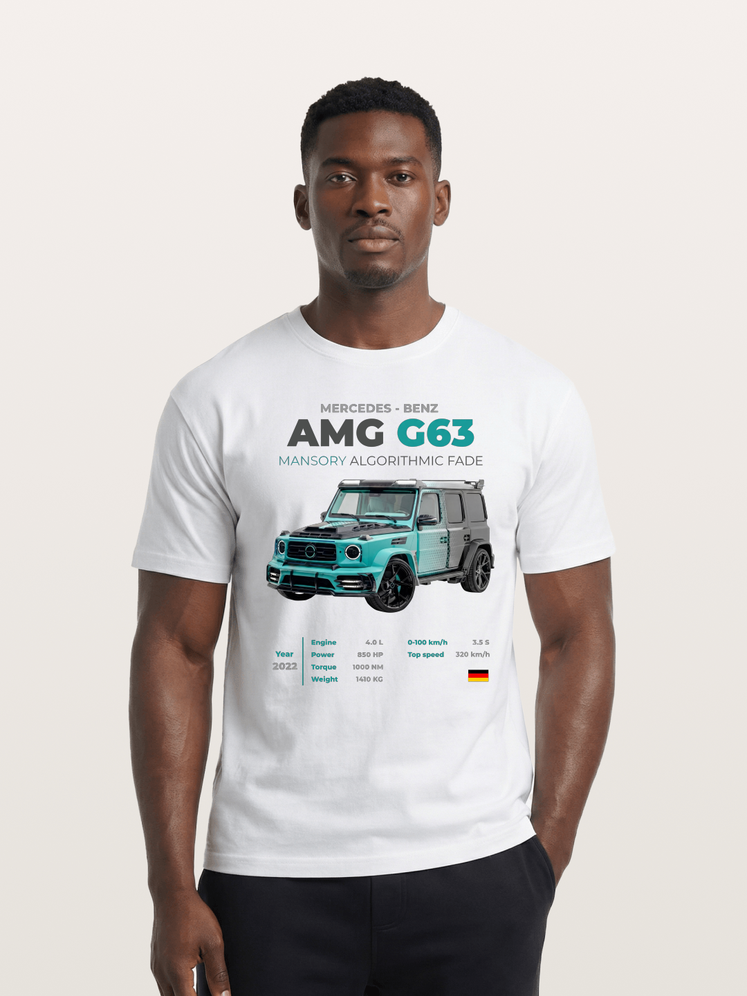 Mansory AMG G63 Fade Art Cotton T-shirt
