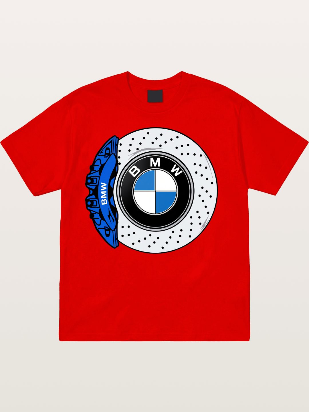 BMW Brake Caliper Logo Art Cotton T-shirt