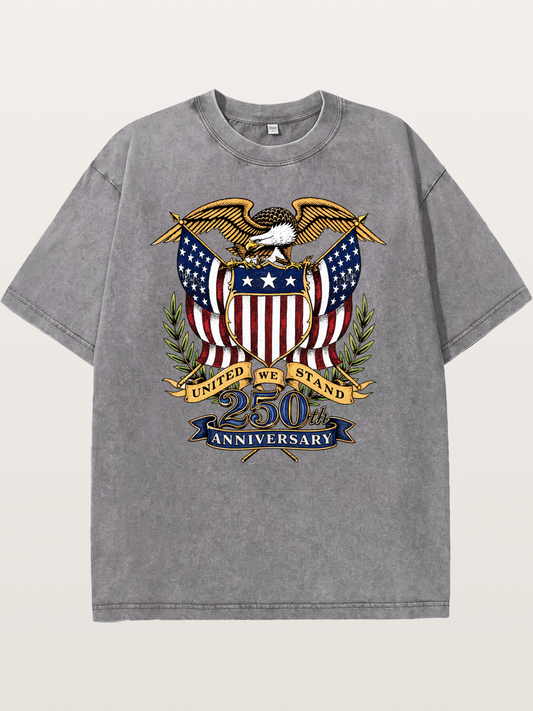 American Eagle Crest Art Washed T-shirt