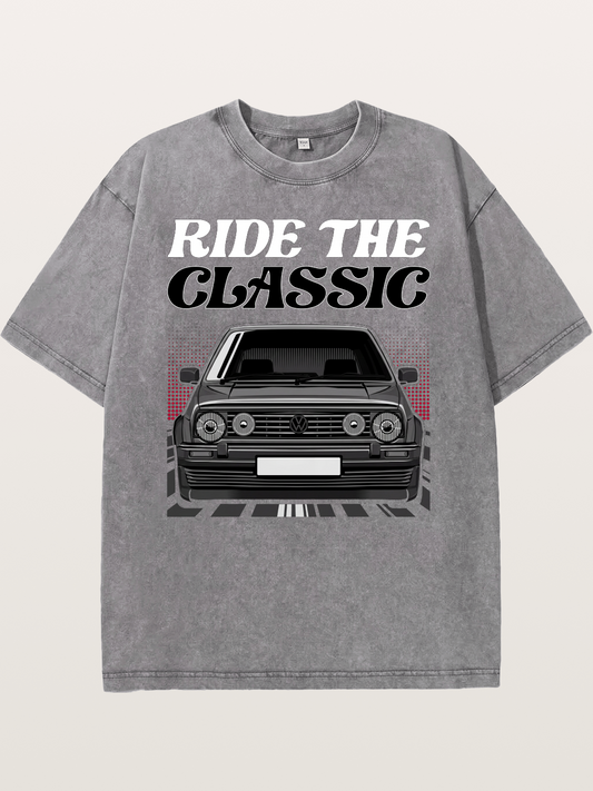 Volkswagen Golf Classic MK1 Washed T-shirt