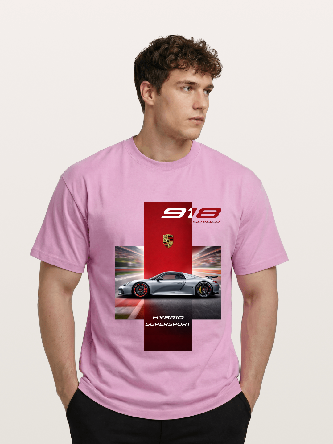 Porsche 918 Spyder Hybrid Supersport Gildan T-shirt
